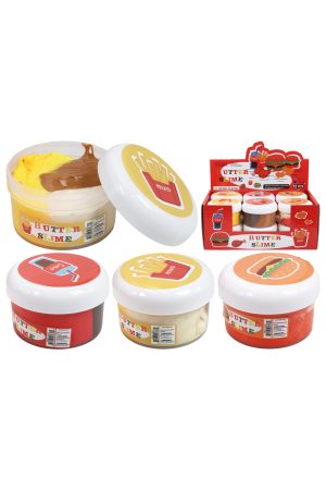Fast Food Multi-Tone Colorful Scented Butter Slime Jar
