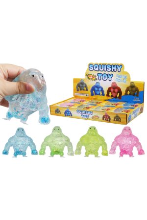Gorilla Iridescent Glittery Maltose Putty Filled Squishy