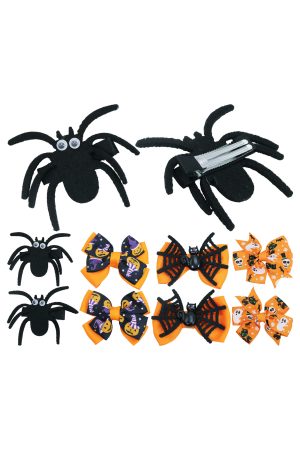 Cute Halloween Variety Fashion Hair Clip - 2 pcs/card