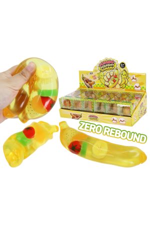 6.5 Inch Coconut Oil Jelly Banana Fruit Zero Rebound Squishy