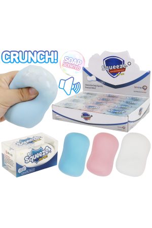Soap Zero Rebound Crunchy Bead Slime Filled Scented Squishy