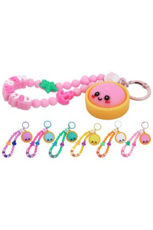 Bao Bun Dumpling Coastal Mermaid Lanyard Key Chain