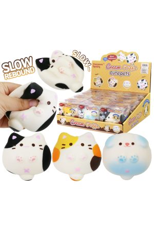 Kitty Cat Puppy Dog Super Soft Slow Rising PU Foam Squishy