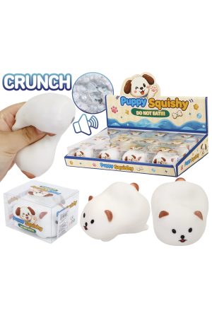 Puppy Dog Zero Rebound TPR Crunchy Bead Slime Squishy