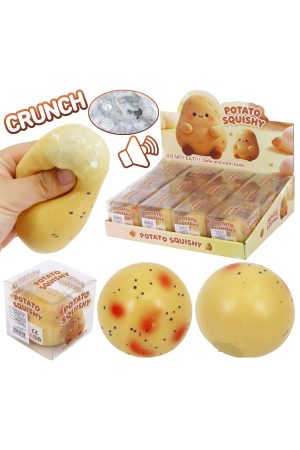 Potato Ball Zero Rebound TPR Crunchy Bead Slime Squishy