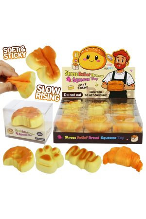 Soft and Sticky Assorted Bread Slow Rising Foam Squishy
