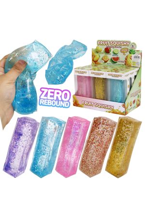 Glittery Butter Coconut Oil Jelly Zero Rebound Squishy