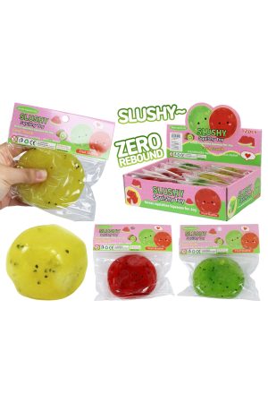 Assorted Fruit Granular Slushy Zero Rebound TPR Squishy Bag