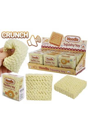 Ramen Noodle Zero Rebound Crunchy Bead Slime TPR Squishy