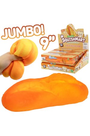 BIG 9 Inch Baguette Bread Fluffy Slime Filled TPR Squishy