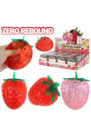 Crystal Strawberry Oil Jelly Zero Rebound Squishy Toy