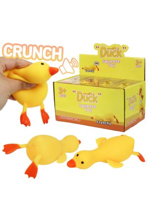 Flying Duck Crunchy Bead Slime Filled TPR Squishy