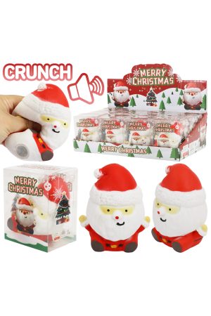 Santa Zero Rebound TPR Crunchy Bead Slime Filled Squishy
