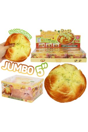 JUMBO 5 Inch Scallion Bread Slow Rising Soft PU Foam Squishy