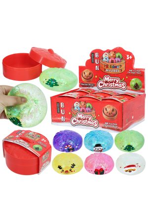 Christmas Variety Glitter Sugar Maltose Dumpling TPR Squishy