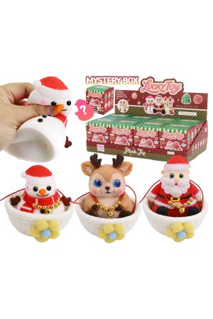 Christmas Characters Jiggly Pudding TPR Squishy Mystery Box