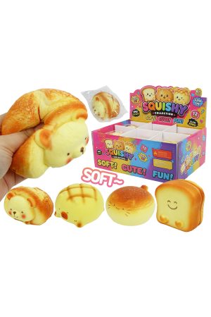 Cute Assorted Pastry Bread Soft PU Foam Scented Squishy Toy