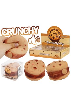 Chocolate Cookie Zero Rebound TPR Crunchy Bead Slime Squishy