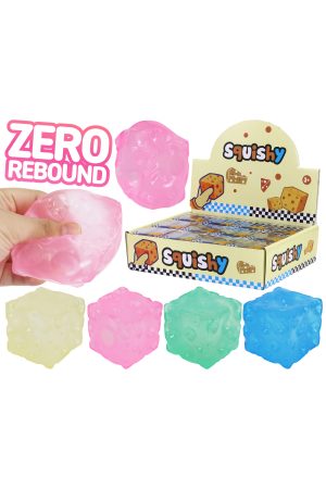Colorful Clear Cheese Coconut Oil Jelly Zero Rebound Squishy