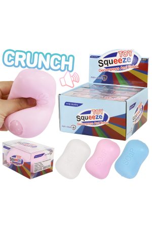 Soap Zero Rebound TPR Crunchy Bead Slime Squishy